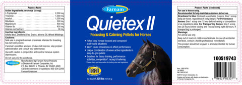 Farnam® Quietex II™ Focusing & Calming Pellets 1.625 lb