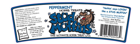 Stud Muffins® Peppermint Horse Treats - 20 oz. Tub