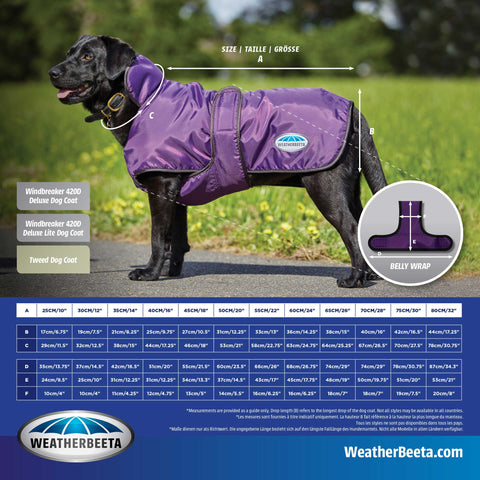 WeatherBeeta® Windbreaker 420D Deluxe Dog Coat