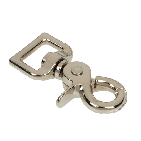 Square Scissor Snap, Nickel Plated - 3/4"