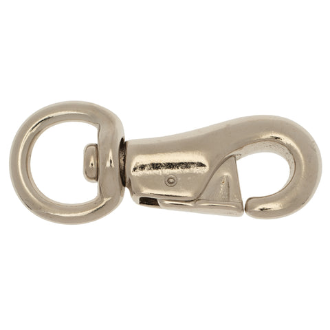 Bull Snap, Nickel Plated - 1"