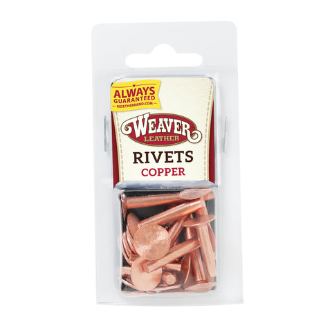 Assorted Copper Rivets and Burrs