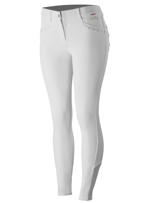 Horze Ladies’ Olivia Knee-Patch Breech with Silicone Grip