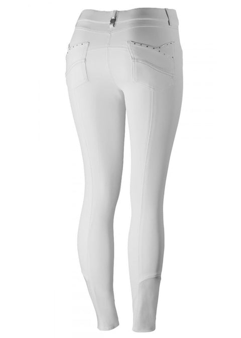 Horze Ladies’ Olivia Knee-Patch Breech with Silicone Grip