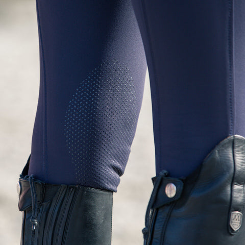 Horze Ladies’ Olivia Knee-Patch Breech with Silicone Grip