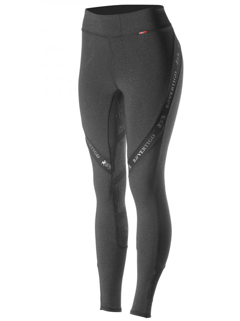 B Vertigo Ladies’ Jenny Silicone Print Full-Seat Riding Tight