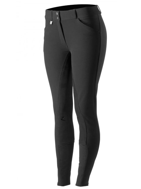 Horze Ladies' Grand Prix Synthetic Leather Full-Seat Breech