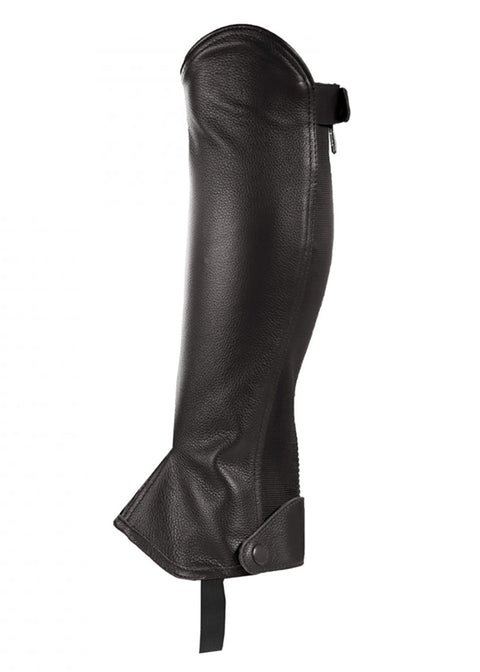 Horze Leather Half Chaps with Elastic
