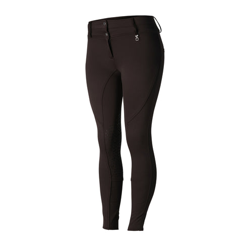 Horze Ladies’ Rhea Knee-Patch Thermo Breech with Back Pockets