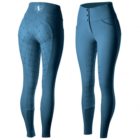 Horze Ladies’ Desiree Silicone Full-Seat Hybrid Breech