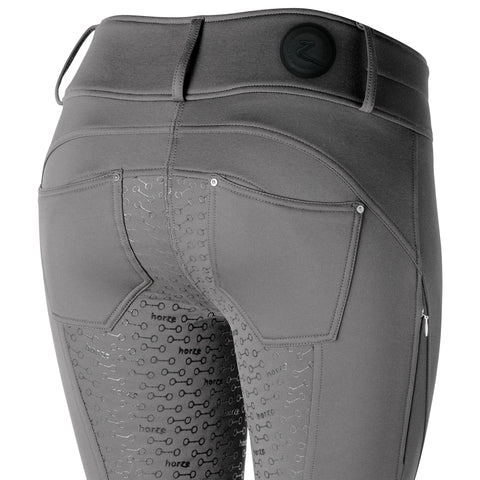 Horze Kids’ Rhea Full-Seat Thermo Breech with Back Pockets