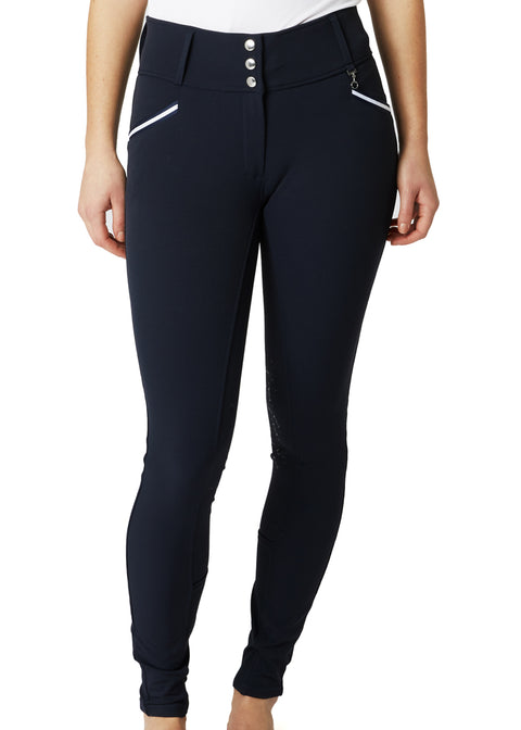 Horze Ladies’ Della High-Waist Knee-Patch Breech