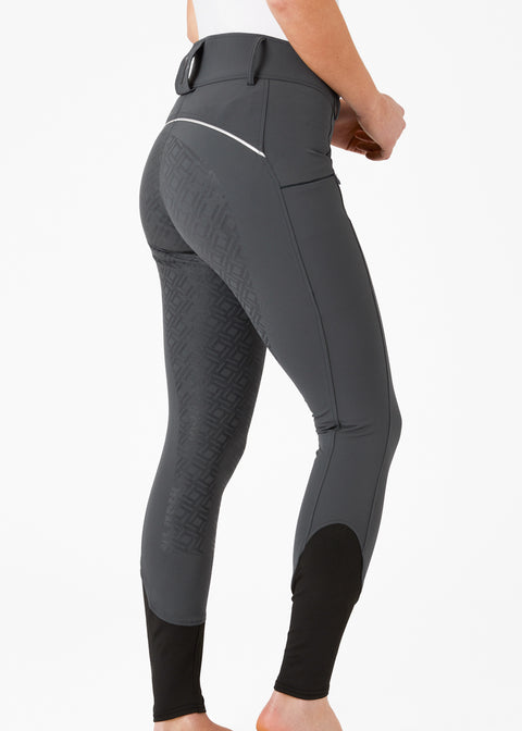 Horze Ladies’ Callie High-Waist Breech with Piping