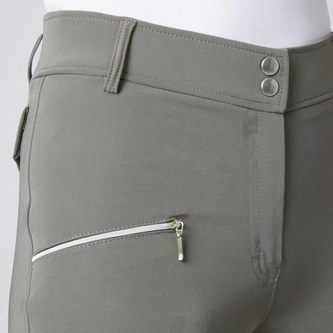 Horze Ladies’ Mabel High-Waist Bit-Print Silicone Full-Seat Breech