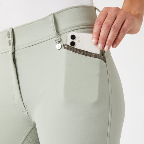 Dina Ladies’ Crystal Detailed Silicone Full-Seat Breech