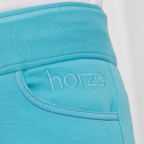 Horze Marlee Kids’ Pull-On Full Seat Tight with Contrast Stitching