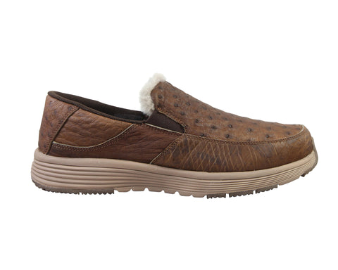 Superlamb Men’s Bulgan Real Oiled Ostrich Leather Shoes