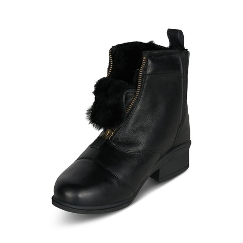 B Vertigo Ladies’ Mercury Winter Paddock Boots with Lamb Fur Lining