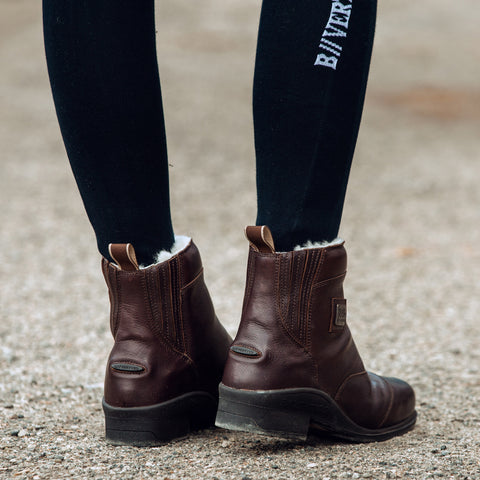 B Vertigo Ladies’ Mercury Winter Paddock Boots with Lamb Fur Lining