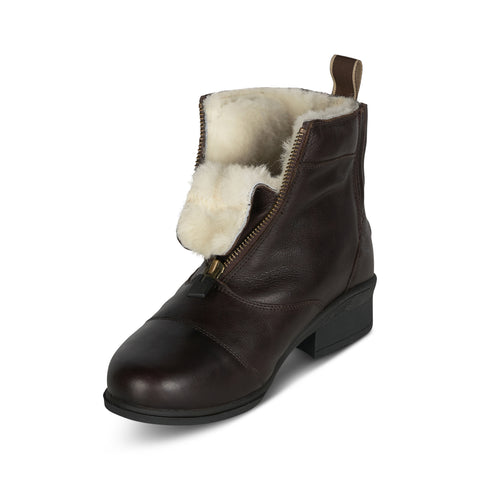 B Vertigo Ladies’ Mercury Winter Paddock Boots with Lamb Fur Lining