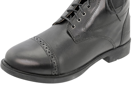 Grewal Equestrian™ Ladies’ Leather Lace-Up Paddock Boots