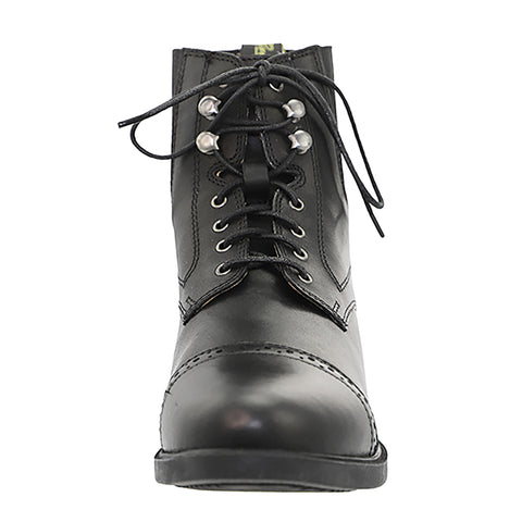 Grewal Equestrian™ Ladies’ Leather Lace-Up Paddock Boots