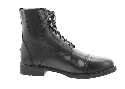 Grewal Equestrian™ Ladies’ Leather Lace-Up Paddock Boots