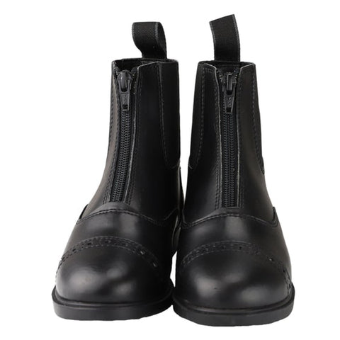 Grewal Equestrian™ Children’s Synthetic Zip-Up Paddock Boots