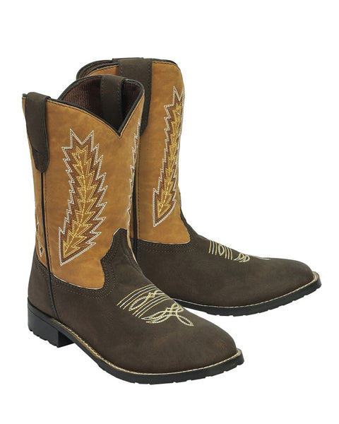 TuffRider® Youths’ Biscayne Square Toe Western Boots