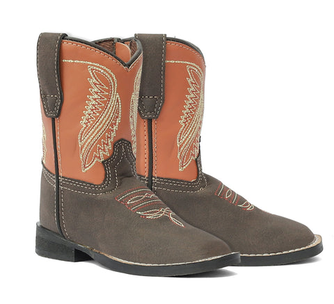 TuffRider® Toddlers’ Big Bend Rounded Toe Western Boots