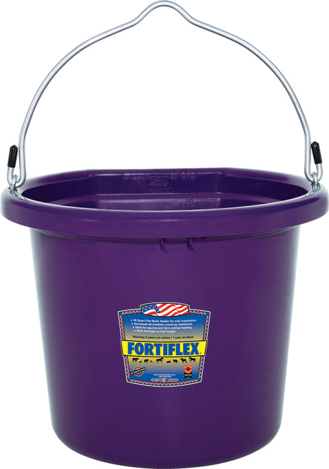 Fortiflex® 20-Quart FlatBack Bucket - Colors