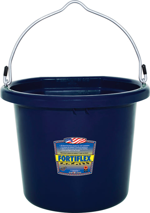 Fortiflex® 20-Quart FlatBack Bucket - Colors