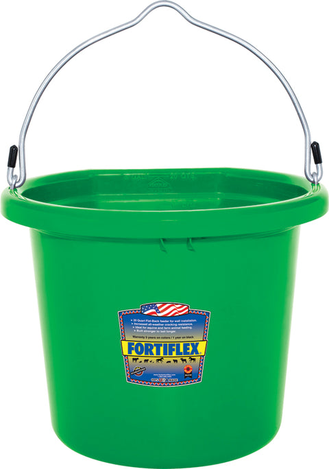 Fortiflex® 20-Quart FlatBack Bucket - Colors