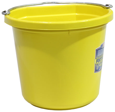 Fortiflex® 20-Quart FlatBack Bucket - Colors