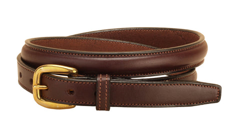Tory Leather 3/4" Raised Leather Belt