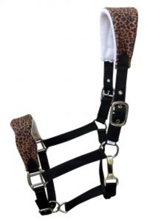 Showman® Adjustable Black Nylon Bronc Halter with Padded Nose & Crown