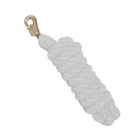 Cotton Lead Rope with Chrome-Plated Bull Snap