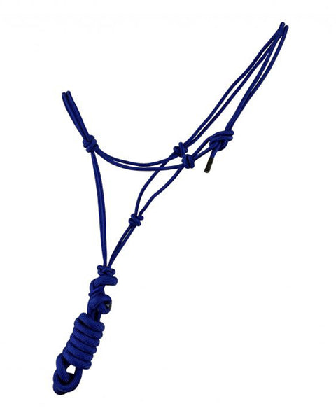 Showman® Medium/Large Pony Size Cowboy Knot Halter with Lead