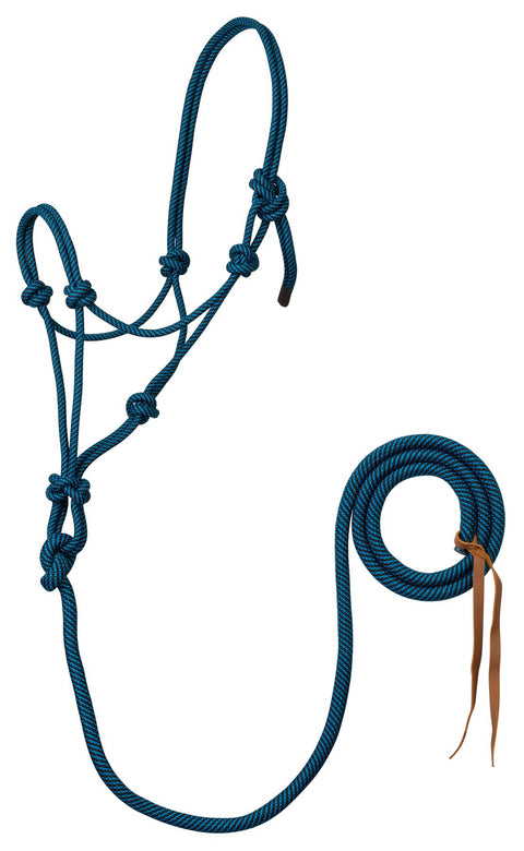 Rope Halter With Lead - 5/16"
