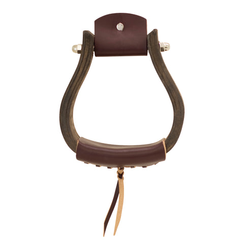 Metalab Open Range 3 1/4" Wooden Bell Stirrups