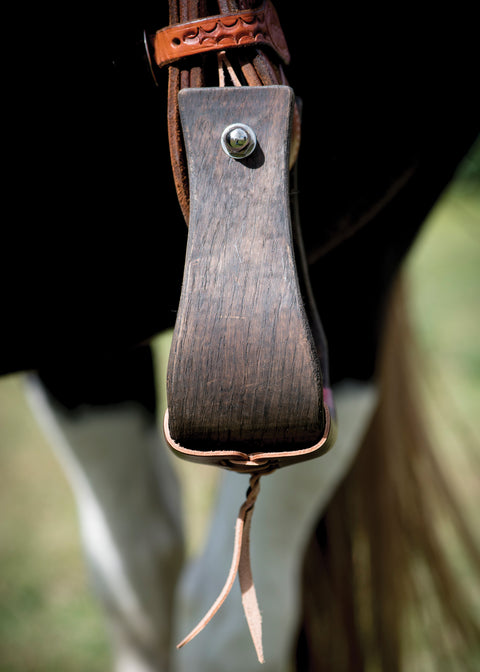 Metalab Open Range 3 1/4" Wooden Bell Stirrups