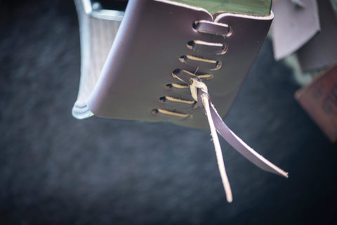 Metalab Open Range 4 1/4" Stainless Steel Covered Wooden Stirrups