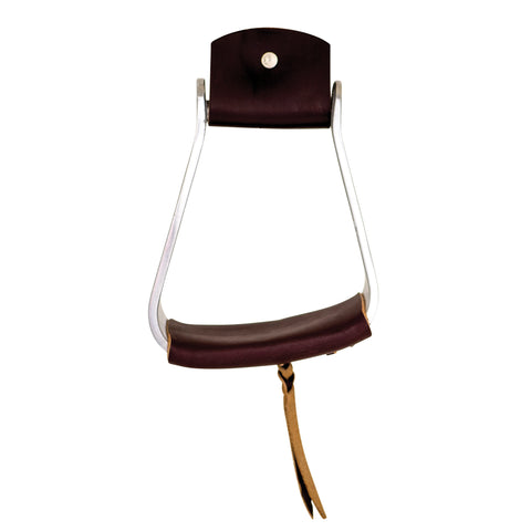 Metalab Deep Angled Roper Laced Tassel Stirrups