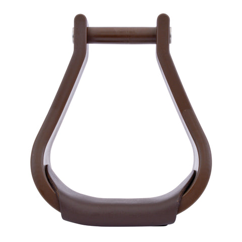 Wintec 2 1/2" Plastic Stirrups with Leather Foot Pads