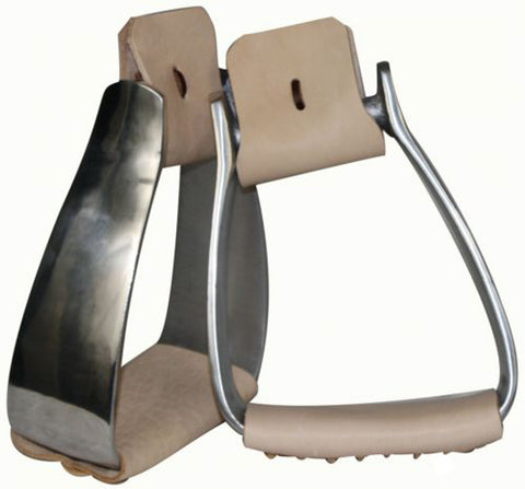 Showman® Lightweight Angled Aluminum Roper Stirrups