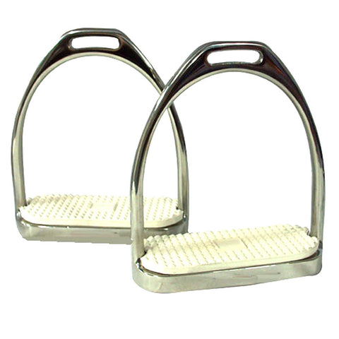 Coronet™ Premium Stainless Steel Fillis Stirrup Irons with Pads