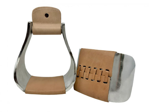 Showman® Wide Aluminum Bell Stirrups