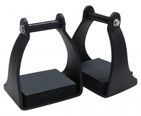Showman® Black Endurance Stirrups