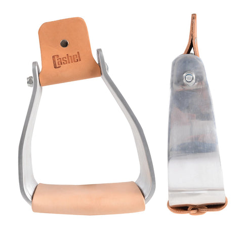 Cashel® Aluminum Slanted Stirrup - 3" Deep
