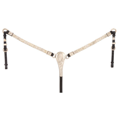 Royal King Show Breastcollar with Silver Ferrules